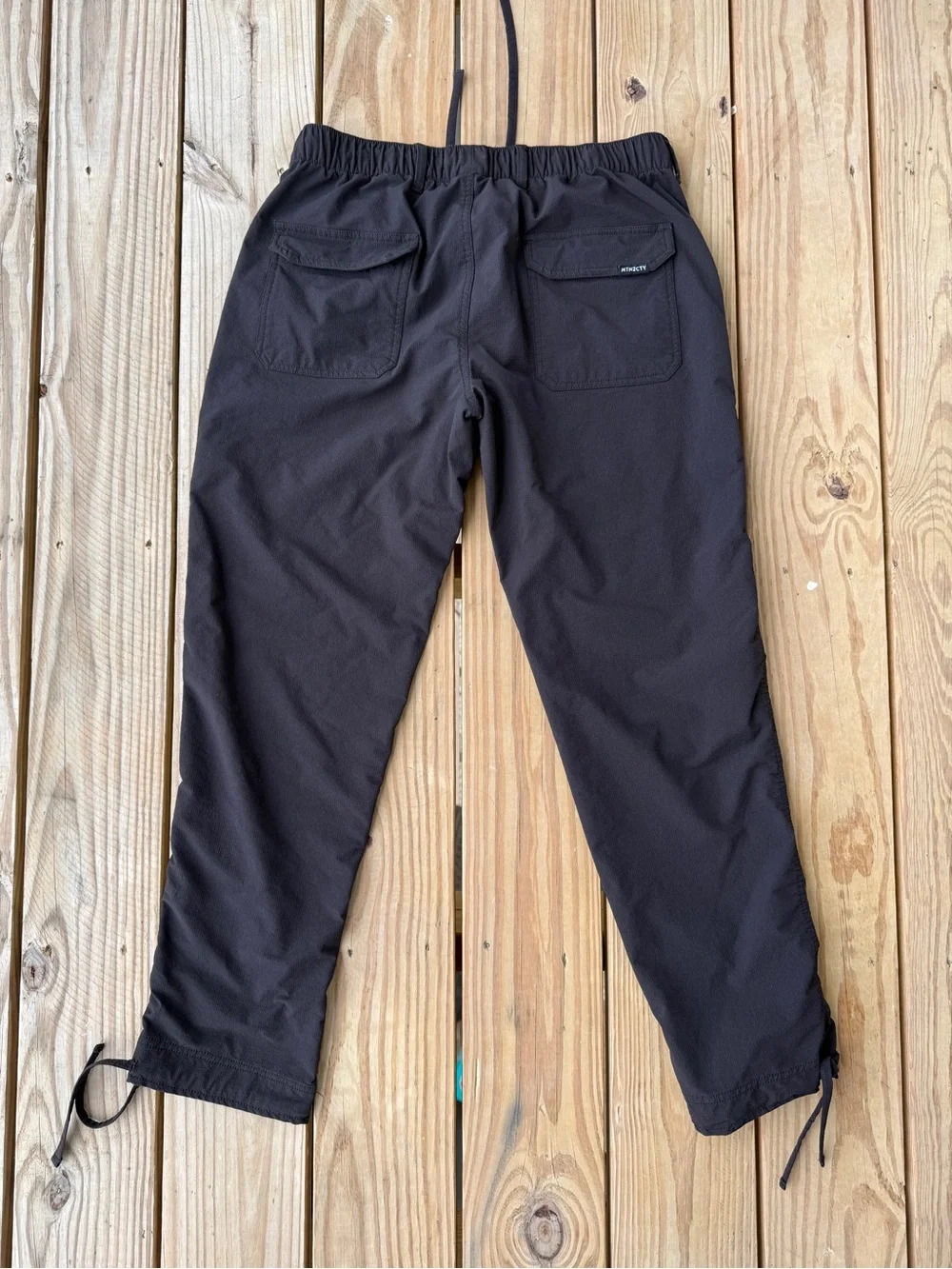 Coalatree Trailhead Black Adventure Pants Ripstop Stretch Men’s Large Regular